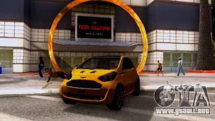 Aston Martin Cygnet 2011 para GTA San Andreas