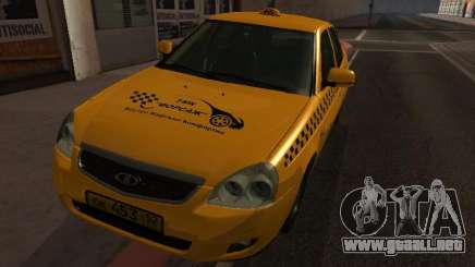 LADA Priora 2170 Taxi para GTA San Andreas