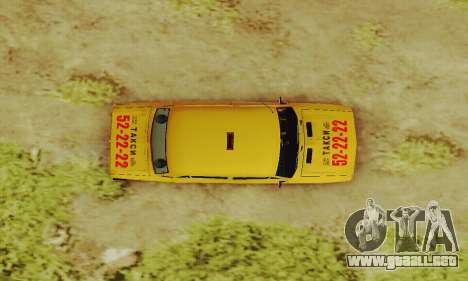 Taxi 2106 VAZ para GTA San Andreas