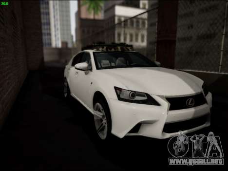 Lexus GS 350 para GTA San Andreas