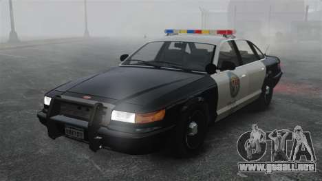 Una patrulla de la policía GTA V para GTA 4