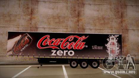 Sider semi remolque Coca-cola Zero para GTA San Andreas