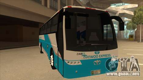 Zaibee Daewoo Express Coach para GTA San Andreas