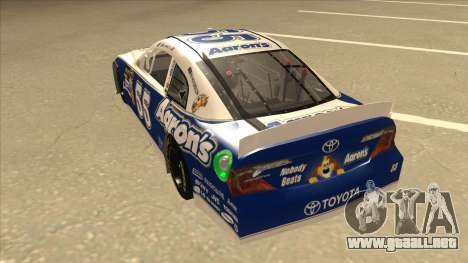 Toyota Camry NASCAR No. 55 Aarons DM blue-white para GTA San Andreas