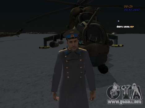 General del coronel de la fuerza aérea soviética para GTA San Andreas