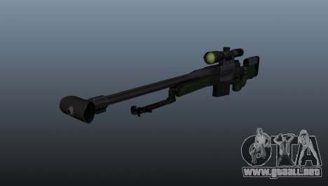 Rifle de francotirador AW50F para GTA 4