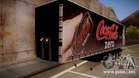Sider semi remolque Coca-cola Zero para GTA San Andreas