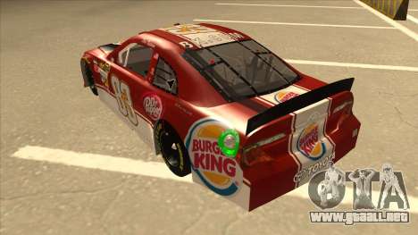 Toyota Camry NASCAR No. 83 Burger King Dr Pepper para GTA San Andreas