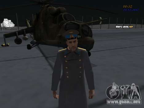 General del coronel de la fuerza aérea soviética para GTA San Andreas
