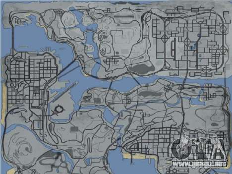 Mapa al estilo de GTA 5 para GTA San Andreas
