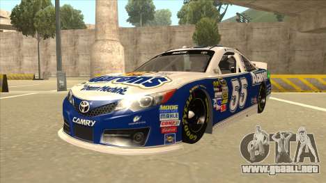 Toyota Camry NASCAR No. 55 Aarons DM blue-white para GTA San Andreas