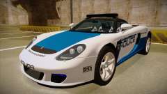 Porsche Carrera GT 2004 Police White para GTA San Andreas