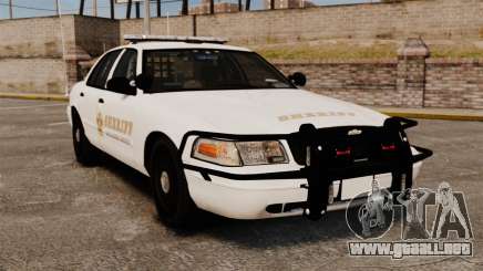 GTA V sheriff car [ELS] para GTA 4
