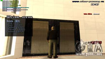 Contra el alcohol para SAMP para GTA San Andreas