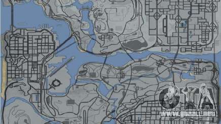 Mapa al estilo de GTA 5 para GTA San Andreas