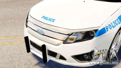 Ford Fusion LCPD 2011 [ELS] para GTA 4