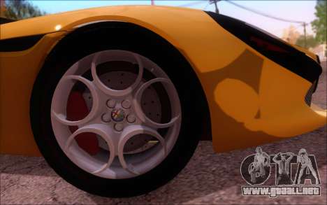 Alfa Romeo TZ3 2011 para GTA San Andreas