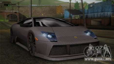 Lamborghini Murcielago GT Carbone para GTA San Andreas