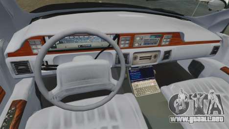 Chevrolet Caprice Police 1991 v2.0 N.o.o.s.e para GTA 4