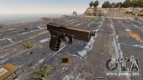 Pistola autocargable Glock 17 para GTA 4