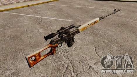 V1 de rifle de francotirador Dragunov para GTA 4