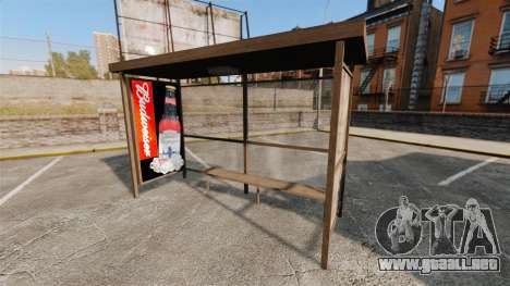 Nuevos carteles en las paradas de autobús para GTA 4