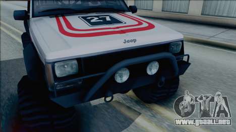 Jeep Cherokee 1984 Sandking para GTA San Andreas