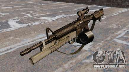 Automático carabina M4 C-Mag para GTA 4