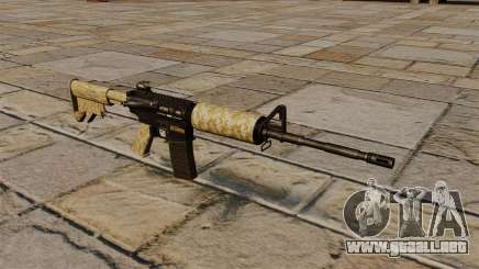 Automático carabina M4A1 desierto para GTA 4