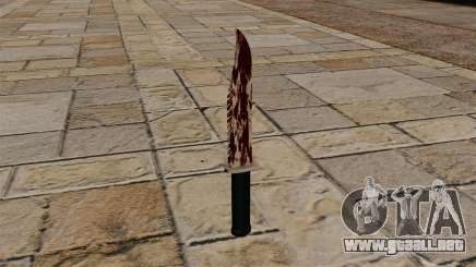 Cuchillo ensangrentado para GTA 4