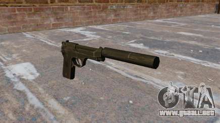 M9 autocargable pistola con silenciador para GTA 4