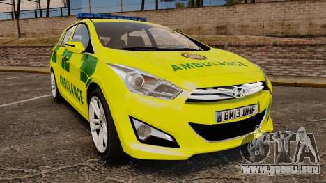 Hyundai i40 Tourer [ELS] London Ambulance para GTA 4