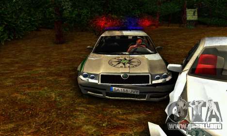 Skoda Superb POLICIE para GTA San Andreas