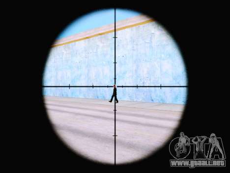 La nueva vista de rifle para GTA San Andreas
