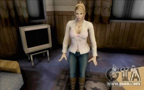 Sarah de Dead or Alive 5 para GTA San Andreas