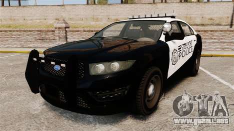 GTA V Vapid Steelport Police Interceptor [ELS] para GTA 4