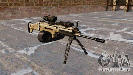 Máquina de asalto FN SCAR-L C-Mag para GTA 4