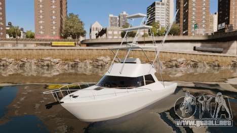 Sport fishing yacht para GTA 4
