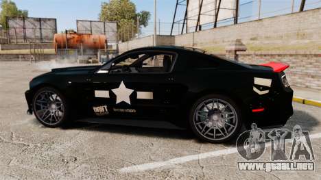 Ford Mustang GT 2013 NFS Edition para GTA 4