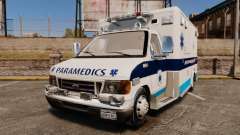 Ford E-350 Liberty Ambulance [ELS] para GTA 4