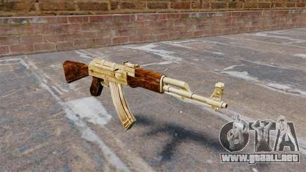 AK-47 de oro plateado para GTA 4