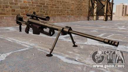 Rifle de francotirador CheyTac intervención para GTA 4