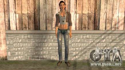 Alyx Vance de Half Life 2 para GTA San Andreas
