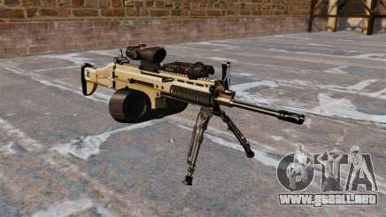 Máquina de asalto FN SCAR-L C-Mag para GTA 4