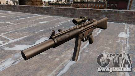 Ametralladora HK MP5SD2 para GTA 4