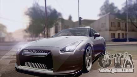 Nissan GT-R Spec V Stance para GTA San Andreas