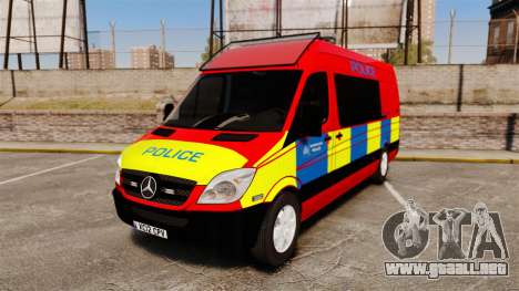 Mercedes-Benz Sprinter 313 CDI Police [ELS] para GTA 4