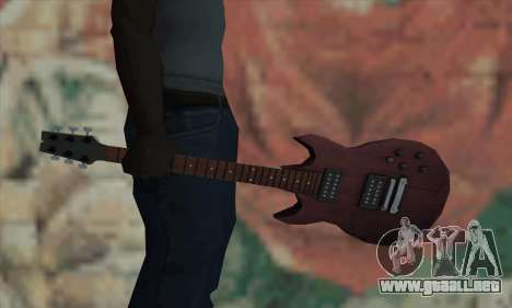 Guitarra de L4D para GTA San Andreas