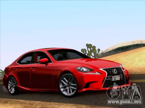 Lexus IS350 2014 F-SPORT para GTA San Andreas