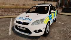 Ford Focus Estate British Police [ELS] para GTA 4